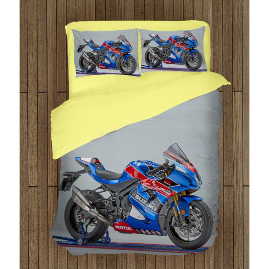 Povlečení s motorkou - Suzuki