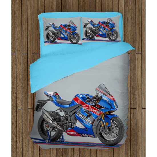Povlečení s motorkou - Suzuki