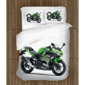 Povlečení motorka - Kawasaki Motor Green