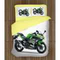 Povlečení motorka - Kawasaki Motor Green