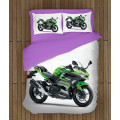 Povlečení motorka - Kawasaki Motor Green