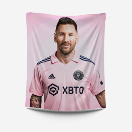 Fleecová deka fotbal - Messi Inter