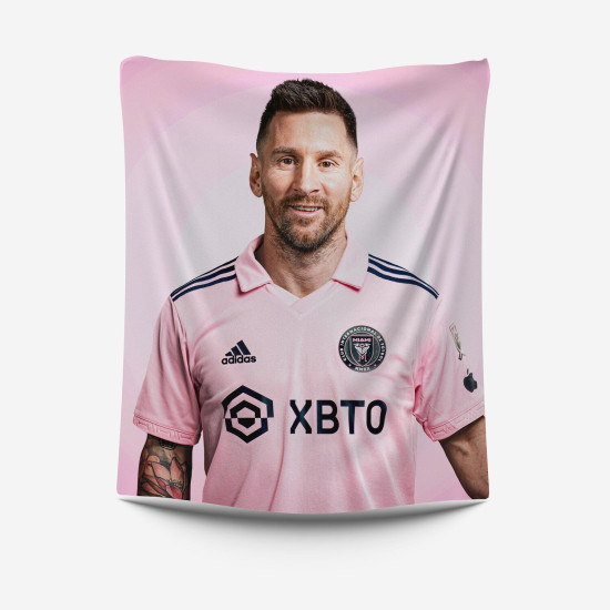 Fleecová deka fotbal - Messi Inter