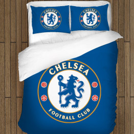 Modré povlečení - Chelsea Blue Logo