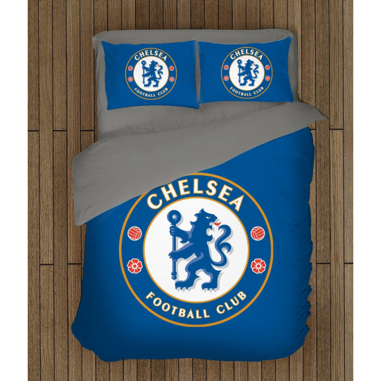 Modré povlečení - Chelsea Blue Logo