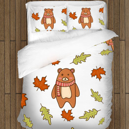 Podzimní povlečení - Autumn Bear