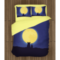 3D ložní soupravy s přikrývkou - Fullmoon