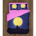 3D ložní soupravy s přikrývkou - Fullmoon