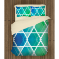3D povlečení s přikrývkou - Rombs In Blue