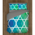 3D povlečení s přikrývkou - Rombs In Blue
