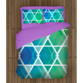 3D povlečení s přikrývkou - Rombs In Blue