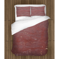Povlečení s přikrývkou - Wood in Burgundy