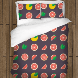 Povlečení s přikrývkou - Grapefruit