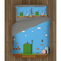Ložní soupravy s přikrývkou - Super Mario Blue Background