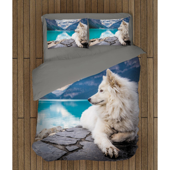 Povlečení s přikrývkou - Samoyed