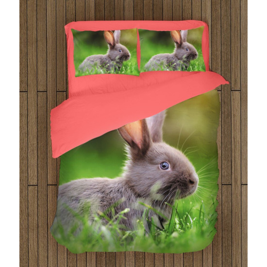 Povlečení s přikrývkou - Rabbit in the Grass