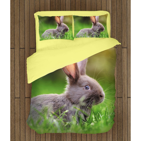 Povlečení s přikrývkou - Rabbit in the Grass