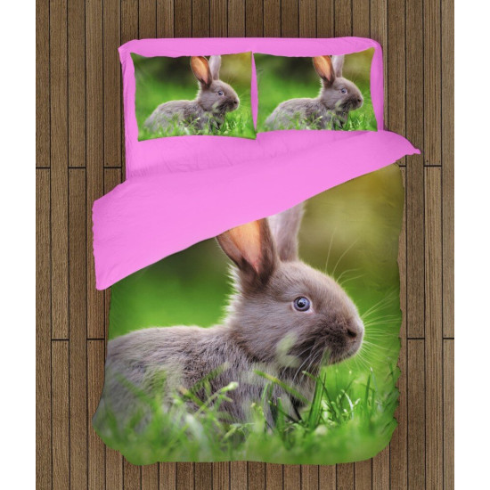 Povlečení s přikrývkou - Rabbit in the Grass