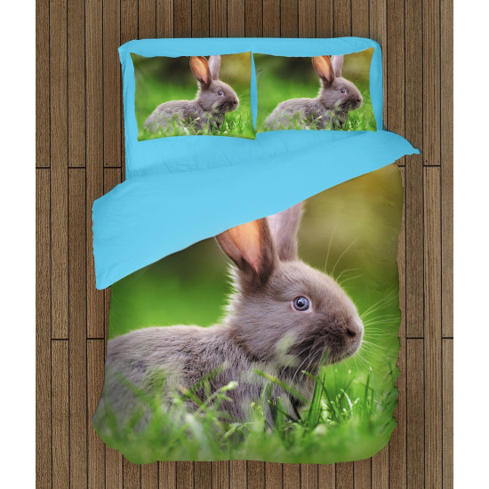 Povlečení s přikrývkou - Rabbit in the Grass