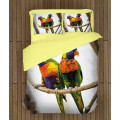 Přikrývka - Colorful Parrots