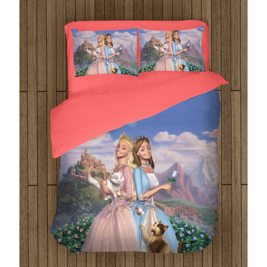 Dětské povlečení - Barbie Princesses