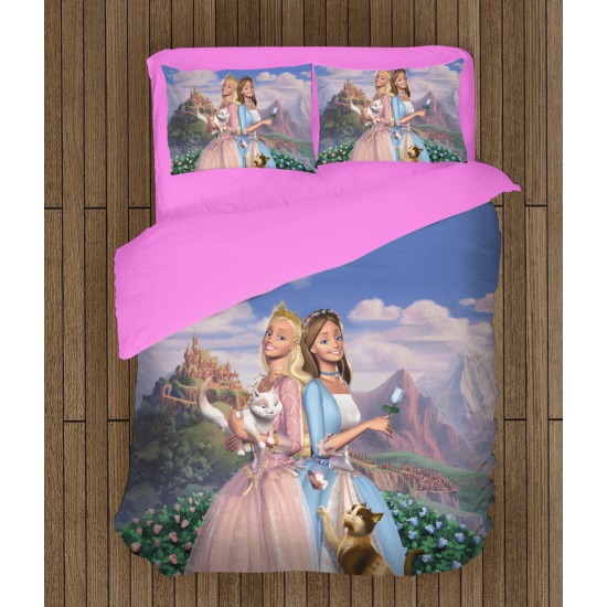 Dětské povlečení - Barbie Princesses