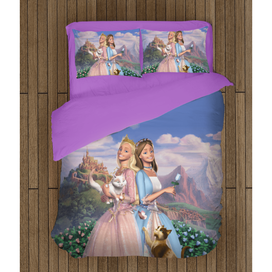 Dětské povlečení - Barbie Princesses