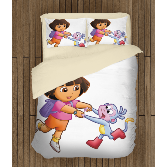 Dívčí povlečení - Dora and Monkey