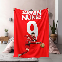 Fleecová deka 3D - Nunez Liverpool