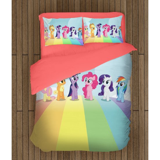Dívčí povlečení - Little Pony Rainbow