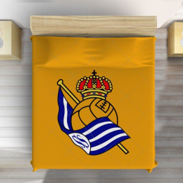 Žlutý přehoz na postel - Real Sociedad