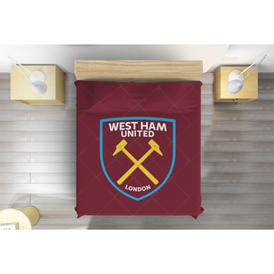 Luxusní přehoz na postel - West Ham United