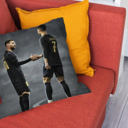 Polštář dekorační - Messi Ronaldo
