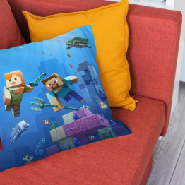 Dekorační polštář - Minecraft sea action