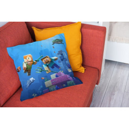 Dekorační polštář - Minecraft sea action