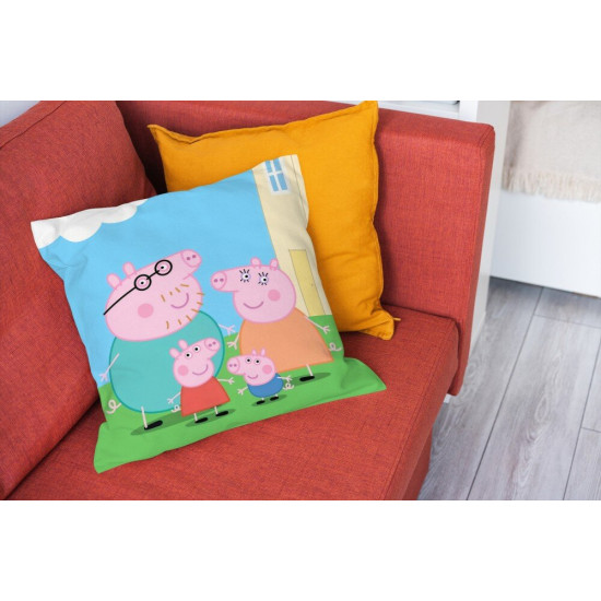 Polštář dekorační - Peppa pig family