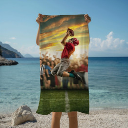 Osuška na pláž - Football Player