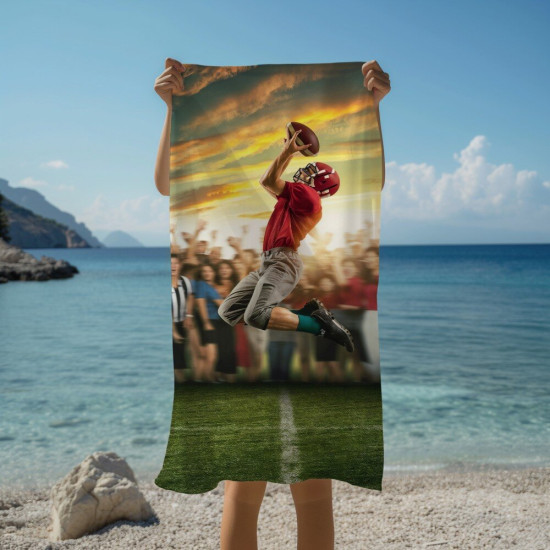 Osuška na pláž - Football Player