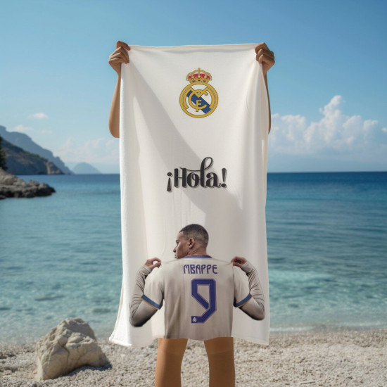 Plážový ručník - Mbappe Real Madrid