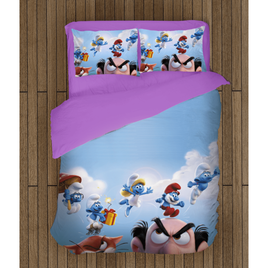 Šmoulové dětské lůžkoviny - The Smurfs The Movie