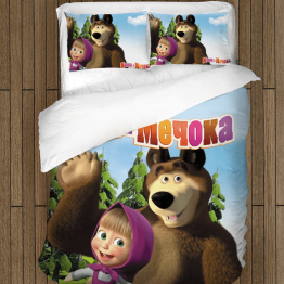 Povlečení Máša a medvěd - Masha And The Bear