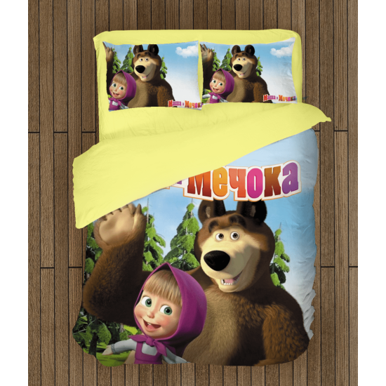 Povlečení Máša a medvěd - Masha And The Bear