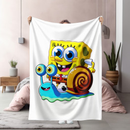 Hřejivá deka pro deti - Baby Sponge Bob 