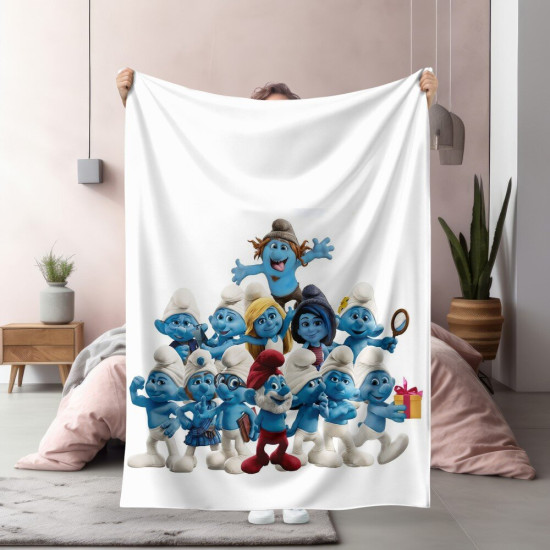 Hebká deka Šmoulové - The Smurfs