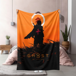 Fleecová deka - Ghost of Tsushima 