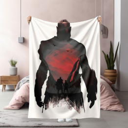 Fleecová deka 3D - God of War