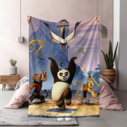 Fleecová deka - Kung Fu Panda