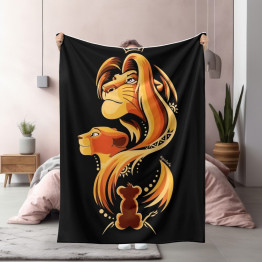 Měkká deka pro deti - Lion King 