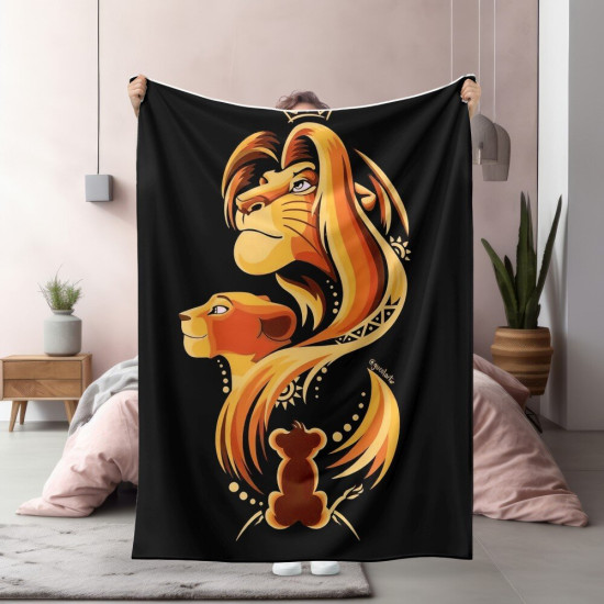 Měkká deka pro deti - Lion King 