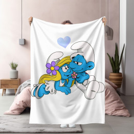 Hebká deka Šmoulové -  the Smurfs